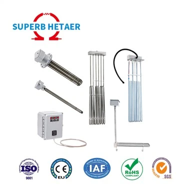 Element tal-Heater tal-Immersjoni tar-Resistenza tal-Aċidu Ptfe Reżistenti għall-Kimika Għal Fluwidu Korrużiv