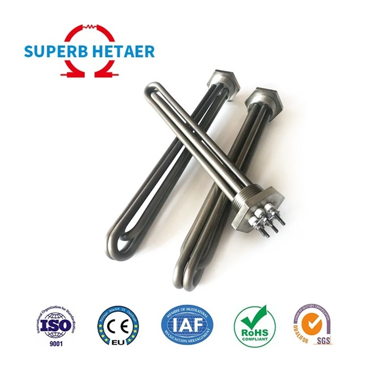 Stainless Steel Industrial Oil Tubular Electric Water Immersion Heater