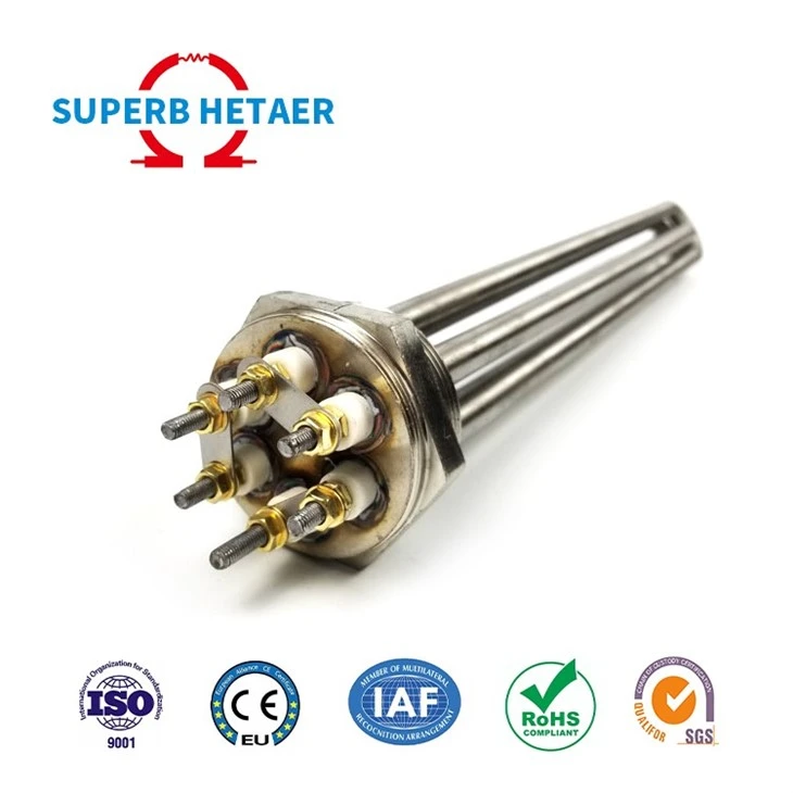 Stainless Steel Industrial Oil Tubular Electric Water Immersion Heater