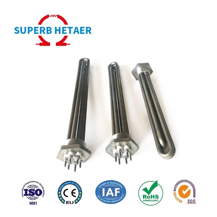 Stainless Steel Industrial Oil Tubular Electric Water Immersion Heater